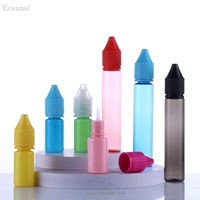 Flacon compte-gouttes en plastique PET de 15 ml certifié FDA TPD ISO 8317 avec bouchon sécurité enfant et embout ultra fin
