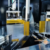 Machine de sciage CNC à alimentation automatique sans erreur avec marquage laser et impression d'étiquettes