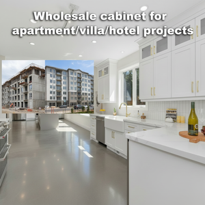 Série d'Armoires de <span class=keywords><strong>Cuisine</strong></span> Modulaires Shaker en Bois Massif d'Usine, Meubles de <span class=keywords><strong>Cuisine</strong></span> en Gros Prêts à Assembler - Product Image 1