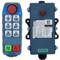Télécommande radio pour grue industrielle DEKE avec code fixe et code roulant, portée de 100 m, certifiée CE/FCC, modèle F21-E1B