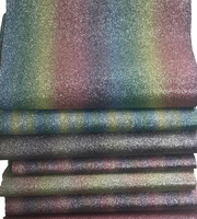 Scintillant Brillant Paillettes Faux Cuir Vinyle PU Étanche Matériau Extensible pour Sacs Arcs Meubles Décorations et Canapés