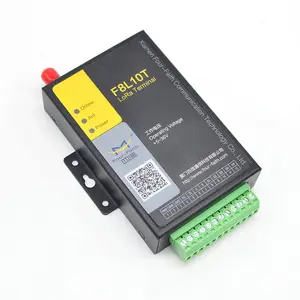 F8L10T lorawan Terminal Com RS232/485 IO digital pulso lorawan rede modbus suporte para transmissão de dados