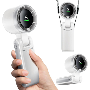 Mini ventilateur turbo portatif rechargeable par USB, jusqu'à 10 heures d'autonomie - Product Image 2