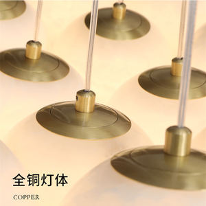 <span class=keywords><strong>Lampadario</strong></span> a palloncino luce di lusso in ottone pietra naturale globo di marmo camino soggiorno camera da letto Nordic hotel <span class=keywords><strong>lampadario</strong></span> abalaster - Product Image 5