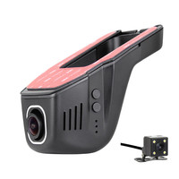 Caméra de tableau de bord de voiture à double objectif avant et arrière Wifi GPS Caméra de voiture 2K 1440P 1080P Enregistreur de conduite Vidéo DVR Boîte noire de voiture