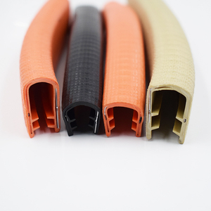 Bande de garniture de porte de voiture en caoutchouc PVC multicolore, bande d'étanchéité universelle en caoutchouc pour bord de porte de voiture, bande d'étanchéité en caoutchouc PVC en forme de U - Product Image 4
