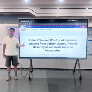 Hushida bán buôn OEM 4K màn hình LCD thông minh kỹ thuật số bảng 65 75 86 100 110 inch thông minh bảng tương tác để bán - Product Image 4