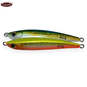 เหยื่อจิ๊กโลหะ TAKEDO RX16 Luminous Belly 40G 7.5ซม. แบบจม พร้อม 4 ตัว #   เหยื่อตกปลาแบบจิ๊กกิ้งน้ำเค็ม 4X ตะขอแหลมเหล็ก - Product Image 2