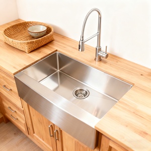 Évier de cuisine moderne de style ferme noire, évier à bol unique avec devanture, finition résistante aux rayures - Product Image 5