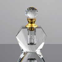 Flacon de parfum en cristal en gros, 1 ml, 2 ml, 3 ml, style amour, Noël, gravé, imprimé UV, récipient liquide, autres artisanats en cristal