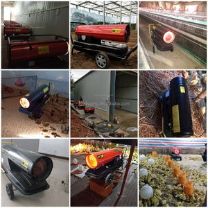 דלק תעשייתי שריפת דיזל/קרוסין מאוורר חימום עוף חווה 50kw עופות משק 50kw דוד חימום אוויר עם משאבת 220v משאבת - Product Image 5