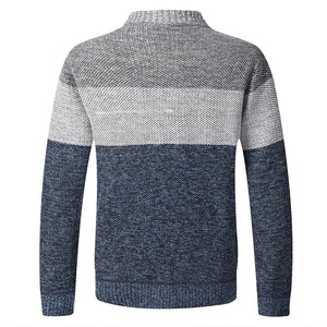Cardigan masculino de manga longa, suéter de lã com gola, quente e grosso, para outono/inverno - Product Image 4