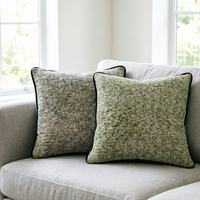 Housses de coussin décoratives personnalisées d'usine, nouvelles housses de coussin carrées modernes et colorées, housses de coussin luxueuses