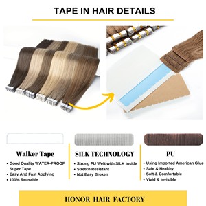 <span class=keywords><strong>Extensions</strong></span> de <span class=keywords><strong>cheveux</strong></span> à <span class=keywords><strong>bandes</strong></span> adhésives, couleurs balayage ombrées, <span class=keywords><strong>bandes</strong></span> adhésives en PU sans couture sur <span class=keywords><strong>cheveux</strong></span> humains - Product Image 6
