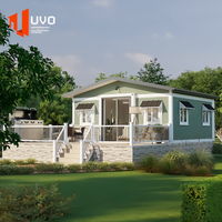 Maison conteneur extensible de 20 pieds, deux chambres, préfabriquée, modulaire, petite maison, balcon, système solaire, structure en acier portable, Australie