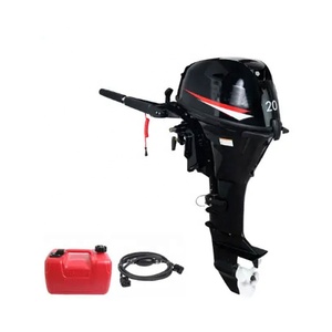 Moteur hors-bord 4 temps 20 CV à arbre court/long, populaire, avec garantie d'un an, pour bateaux de pêche et bateaux rapides - Product Image 1