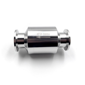 真空泵用304不锈钢止水止回阀双套圈KF夹式排气单向阀 - Product Image 3