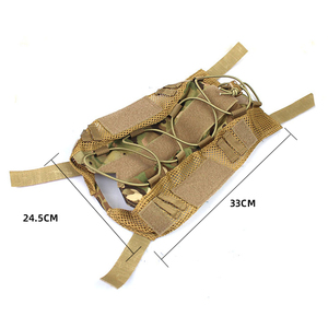 แผ่นบังหน้าหมวกนิรภัยแบบยุทธวิธี FAST รุ่นใหม่ ระบายอากาศได้ดี ลายพราง โพลีเอสเตอร์ น้ำหนักเบา 70 กรัม อุปกรณ์เสริมสำหรับการปกปิด สำหรับกิจกรรมกลางแจ้ง - Product Image 3