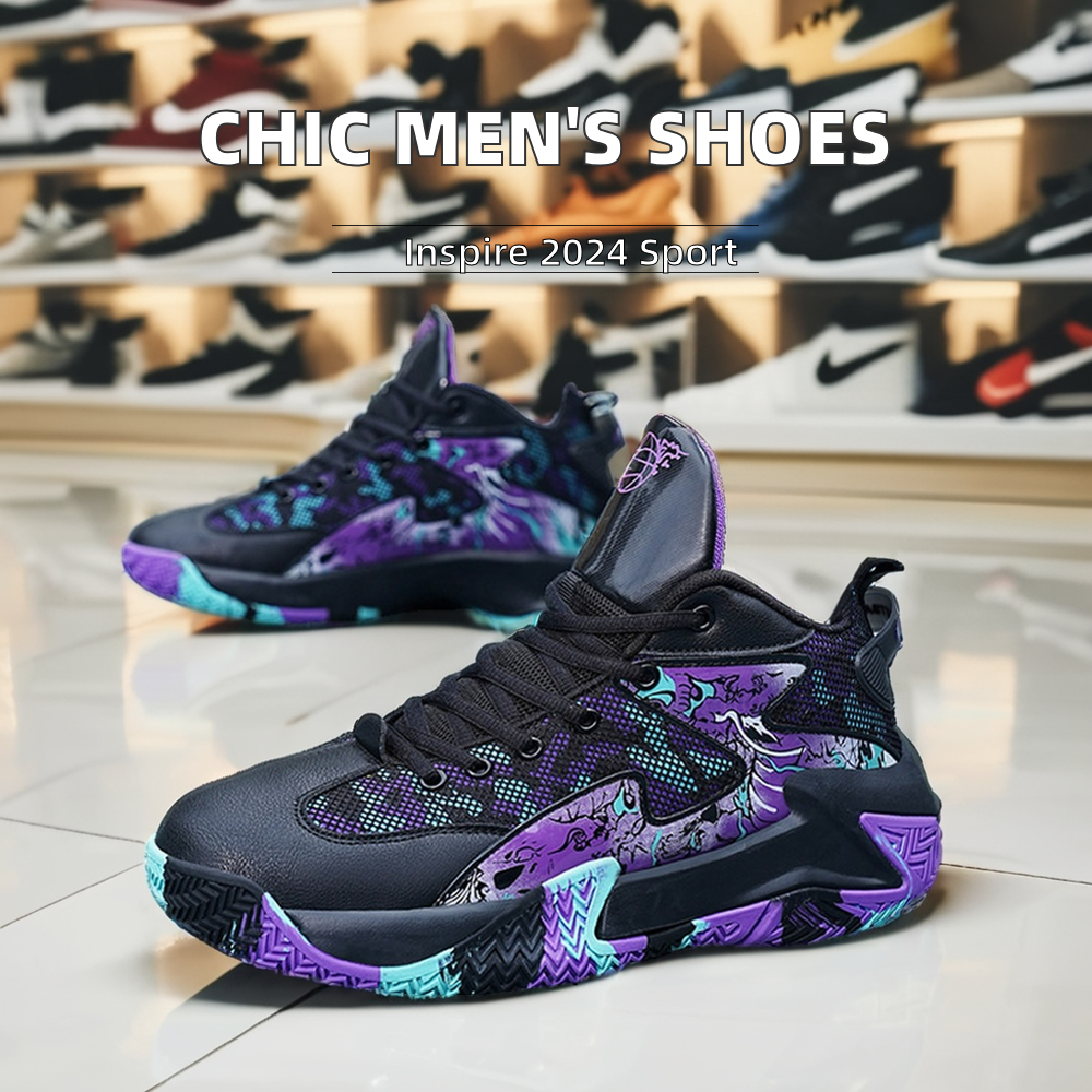 2024 Stnm China Fashion Graffiti Basketball Shoes for Men