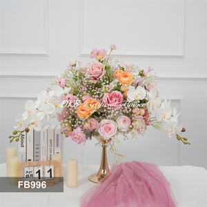 Boule de fleurs artificielle onirique pour toile de fond de mariage, décoration de table de fête de jardin, centre de table, station de desserts - Product Image 2