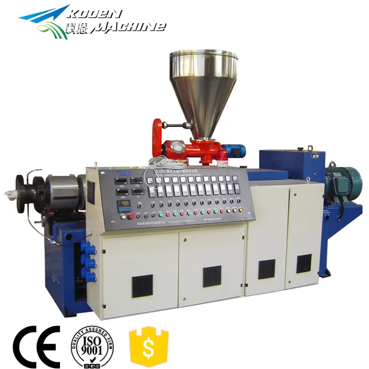 สายเครื่องผลิตท่อพลาสติกสำหรับท่อร้อยสาย PVC CPVC UPVC