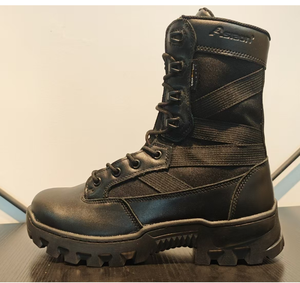 Bottes de randonnée en cuir de vachette noir pour hommes TSB05, durables, pour la forêt et la jungle, Asiaon H Boots - Product Image 1