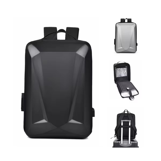 Factory Wholesale Hard Shell Business Bag with TSA Lock Expandable USB Charging Waterproof Laptop Backpack Travel Back Pack