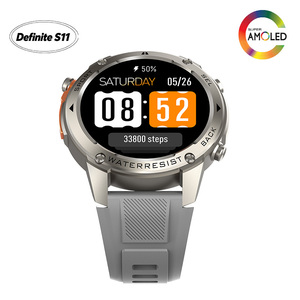 นาฬิกา Definite M11-DM56 กันน้ำ 5ATM สำหรับดำน้ำ หน้าจอ AMOLED 1.43 นิ้ว ATS3085L รองรับโหมดกีฬามากกว่า 170 โหมด GPS ความถี่คู่ L1+L5 รองรับโลโก้แบบกำหนดเอง - Product Image 3