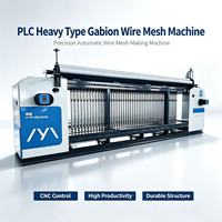 Machine à treillis métallique pour gabions de 5,6 m de largeur avec écran tactile CNC et PLC