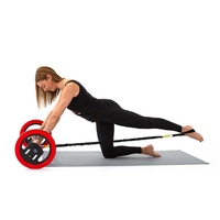 Rueda de Pilates Ajustable para Principiantes, Ideal para Ejercicios en Casa, Control del Core, Entrenamiento de Fuerza y Tonificación