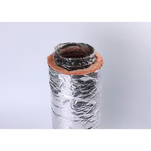 All'ingrosso R6 R8 sistemi HVAC tubo in fibra di vetro rinforzato alluminio tubo termico isolato condotti flessibili