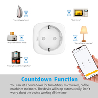 Enchufe Inteligente SIXWGH 5G WIFI con Medición de Corriente, Control por Voz, 16 Amperios |   Funciona con Alexa/Asistente de Google