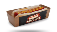 Bac à papier de qualité alimentaire avec logo imprimé personnalisé gratuit pour hot-dogs pain longs sandwichs hamburger boîtes d'emballage sandwich à gâteau