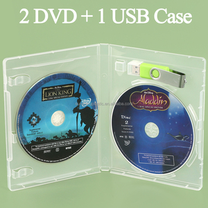 กล่องบรรจุภัณฑ์แฟลชไดรฟ์ USB SUNSHING ขนาด 14 มม. กล่องพลาสติกใส่ DVD พร้อมที่ใส่ USB กล่องป้องกันแฟลชไดรฟ์ กล่องใส่ USB - Product Image 1