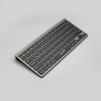 Nouveau clavier sans fil USB BT-001AU 60 % compact, touches ciseaux noires pour smartphone, PC de bureau, OEM, anglais, espagnol