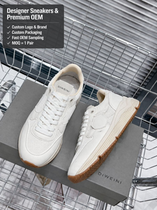 Nouvelles baskets de luxe en maille blanche pour hommes et femmes – Qualité supérieure, respirantes et souples - Product Image 1
