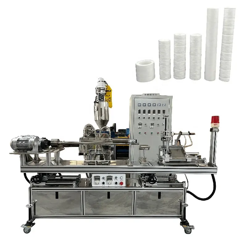 Máquina de fabricación de cartuchos de filtro soplado en fusión 1E1M PP para producción de filtros Korean Rain Show