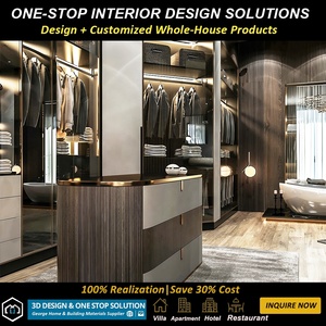 Diseño de Vestidor y Dormitorio Principal de Lujo, Muebles a Medida para Toda la Casa, Solución Profesional de Diseño de Interiores - Product Image 1