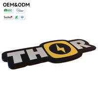 Etiqueta Metálica Autoadhesiva Anodizada Resistente para Termostatos, Placa de Identificación con Logotipo de Marca, Corte CNC 3D con Diseño de Diamante
