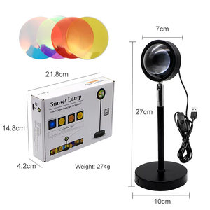 Đèn Máy Chiếu Hoàng Hôn Chất Lượng Cao Mới Có Thể Tùy Chỉnh Đèn Chiếu LED Hoàng Hôn Xoay 180 Độ Để Trang Trí Nhà Cửa - Product Image 6