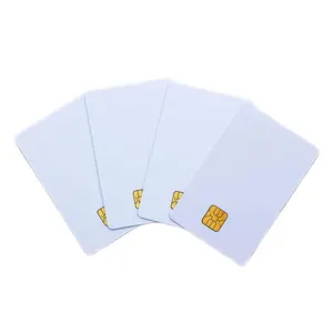 Kartu ID IC chip cerdas kontak RFID kosong PVC dengan data data encoding di track 1/2/3