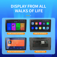 Autoradio Android universel OEM d'usine, écran tactile, stéréo 2 Din, lecteur DVD de voiture, USB, BT, WIFI, 9 pouces, Carplay, autoradio Android
