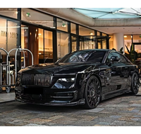 Lèvre de pare-chocs avant pour Rolls Royce Spectre, accessoire de mise à niveau de voiture, kit carrosserie en fibre de carbone sèche 3K de haute qualité, style M amélioré