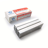 Agrafes en acier inoxydable argenté Surwin n°56 26/6, prix compétitif, pour reliure universelle du papier, usage scolaire/domicile/bureau, 5000 agrafes/boîte