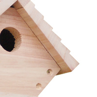 Nichoir d'extérieur en bois pour oiseaux, cages à perroquets, abri pour oiseaux bleus, nichoir en pin FSC, maison à oiseaux en bois personnalisée, vente en gros