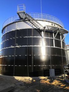 Tự động động vật phân nhà bếp xử lý chất thải thiết bị kỵ khí nồi Biogas bể lò phản ứng schumann Tank 5000M công suất - Product Image 6