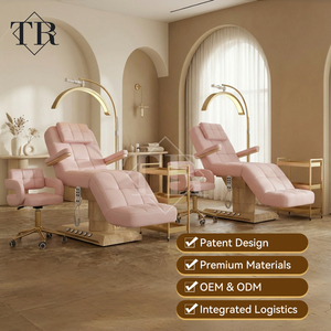 Turri Pink Salão De Beleza Cadeira Cama Cosméticos Mesa Facial rosa Cama Estética Elétrica Mueble De Saln De Belleza Móveis De Cosméticos - Product Image 1