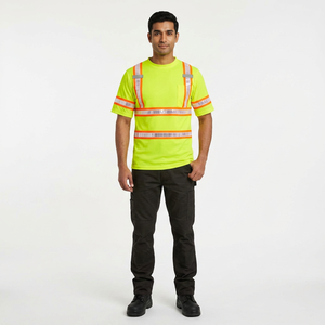 Chemises et hauts haute visibilité de qualité supérieure en gros, t-shirts de sécurité réfléchissants, vêtements de sécurité - Product Image 1