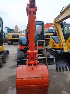 Mini pelleteuse d'occasion Hitachi originale ZX55/ZX55U/ZX55US/ZX55USR 5 tonnes sur chenilles à bon prix avec moteur et composants du noyau de la pompe - Product Image 5