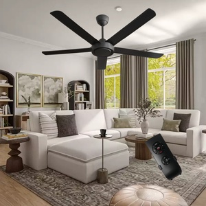 Hiện đại LED quạt trần ánh sáng đèn điều khiển từ xa 48inch 56inch AC động cơ kim loại nguồn cho phòng ngủ phòng khách Tây Ban Nha hoạt động - Product Image 4